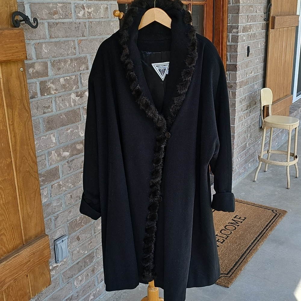 Vintage Marvin Richards Wool Trench Coat